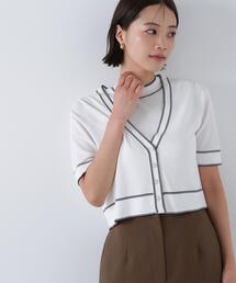 NATURAL BEAUTY BASIC（ナチュラルビューティーベーシック）の「◇ボトルネックバイカラーアンサンブル（カーディガン/ボレロ）」