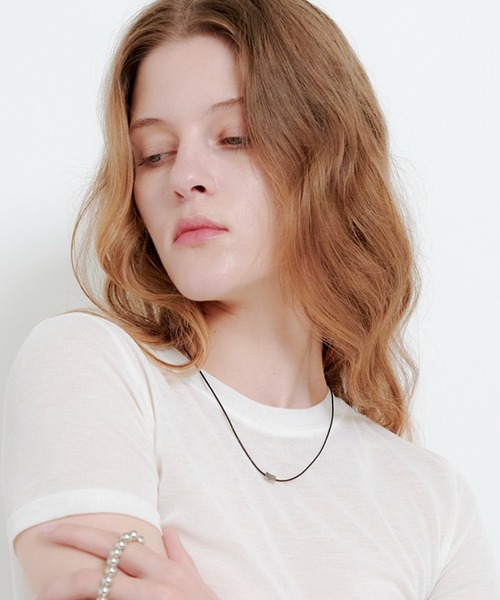 kiehtova(キエトヴァ)の「【kiehtova】SQUARE CORD CHOKER/スクエア コードチョーカー KT18(チョーカー・レディース・ブラック・FREE)」の3枚目の写真