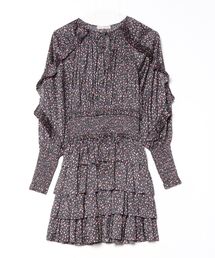 ウラジョンソン　フローラルワンピース Ulla Johnson フローラル ドレス | マルチカラー | FARFETCH JP