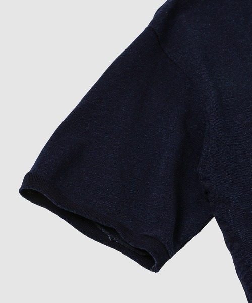 H/W INDIGO POLO SHIRT（ポロシャツ）｜PORTER CLASSIC（ポーター