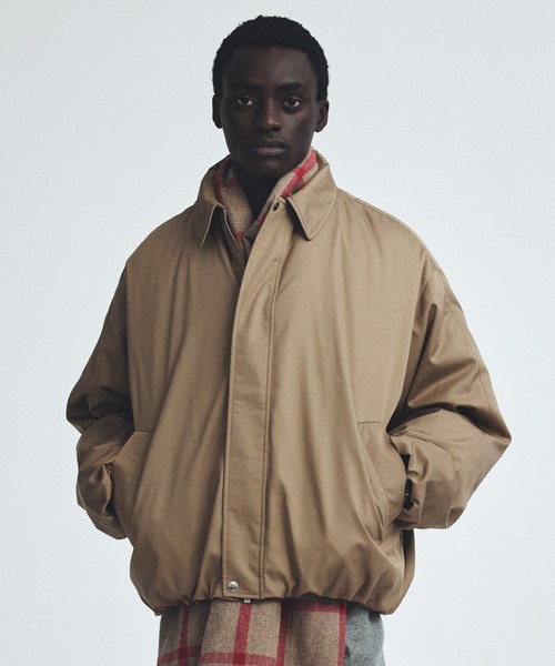 セール】「miffew/ ミフュー」WIDE SQUARE ZIP UP DOWN JACKET（ダウン