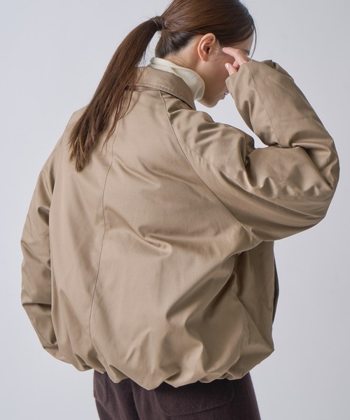 セール】「miffew/ ミフュー」WIDE SQUARE ZIP UP DOWN JACKET（ダウン