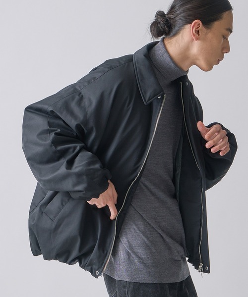 セール】「miffew/ ミフュー」WIDE SQUARE ZIP UP DOWN JACKET（ダウン