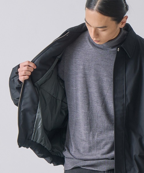 セール】「miffew/ ミフュー」WIDE SQUARE ZIP UP DOWN JACKET（ダウン