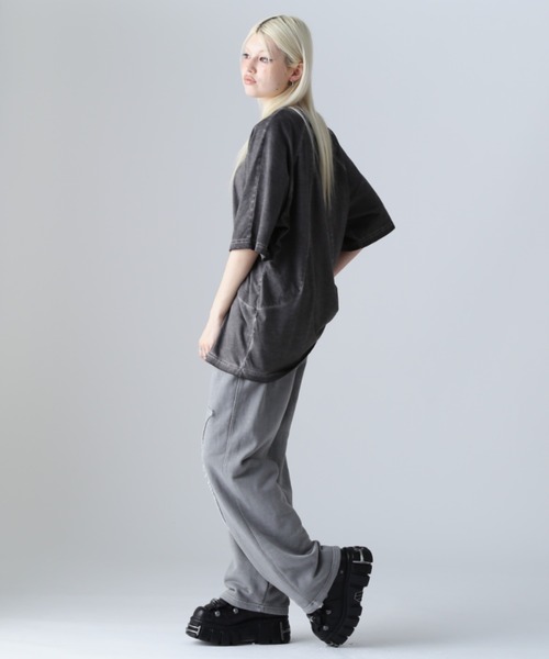 SIS(エスアイエス)の「SIS/エスアイエス/クロススウェットパンツ(スウェットパンツ・レディース・グレー/チャコールグレー・FREE)」の10枚目の写真