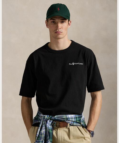 リラックス フィット ロゴ ジャージー Tシャツ（Tシャツ