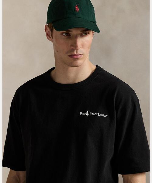 POLO RALPH LAUREN(ポロ ラルフ ローレン)の「リラックス フィット ロゴ ジャージー Tシャツ(Tシャツ/カットソー・メンズ・ブラック系1・L/M/S/XS/XXL/XL)」の7枚目の写真