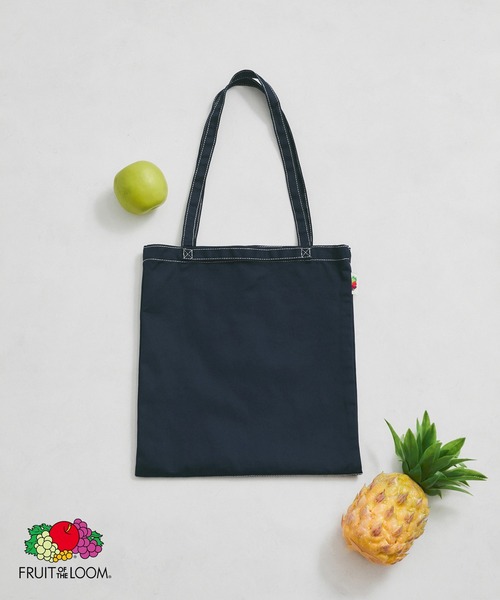 FRUIT OF THE LOOM(フルーツオブザルーム)の「【FRUIT OF THE LOOM】BASIC PARTITION TOTE(トートバッグ・レディース・オフホワイト/ピンク/ベージュ/ネイビー・FREE)」の3枚目の写真