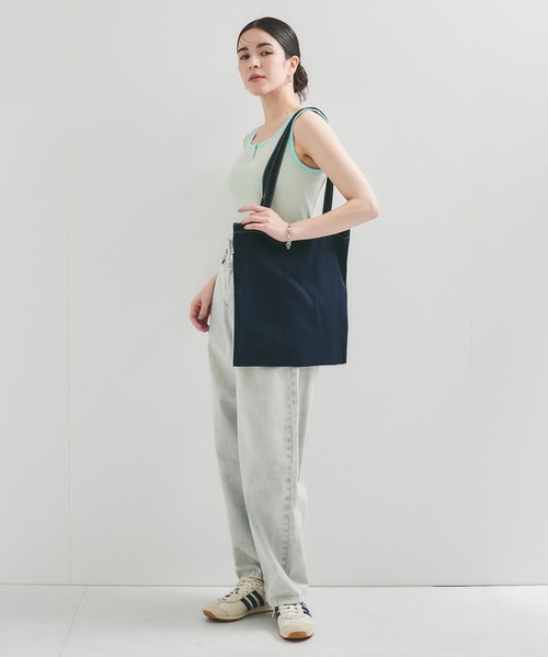 FRUIT OF THE LOOM(フルーツオブザルーム)の「【FRUIT OF THE LOOM】BASIC PARTITION TOTE(トートバッグ・レディース・オフホワイト/ピンク/ベージュ/ネイビー・FREE)」の8枚目の写真