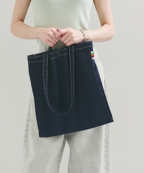 FRUIT OF THE LOOM(フルーツオブザルーム)の「【FRUIT OF THE LOOM】BASIC PARTITION TOTE(トートバッグ・レディース・オフホワイト/ピンク/ベージュ/ネイビー・FREE)」の11枚目の写真