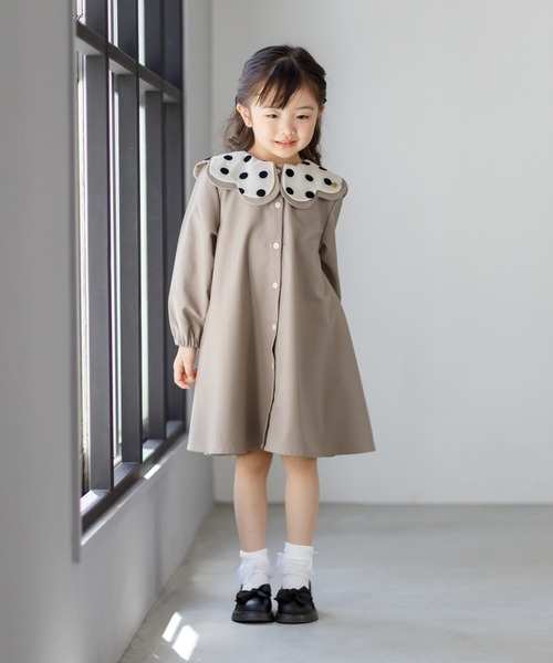 MAKE YOUR DAY（メイクユアデイ）の「フォーマルワンピース■80～140cm（スーツスカート・キッズ・ブラック/ベージュ・140/130/120/110/100/90/80）」の6枚目の写真