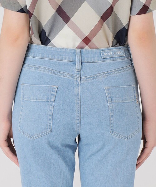 BLUE LABEL CRESTBRIDGE(ブルーレーベルクレストブリッジ)の「ストレッチデニムストレートパンツ(デニムパンツ・レディース・ブルー/ブルー系その他4・36/38/40/34)」の20枚目の写真