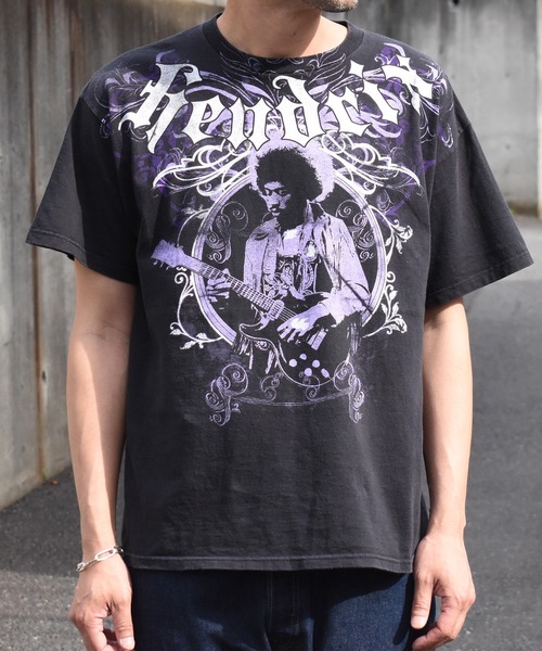 VINTAGE（ヴィンテージ）の「【USED】Y2K DELTA “Jimi Hendrix” バンド Tシャツ（Tシャツ/カットソー・メンズ・ブラック・LARGE）」の8枚目の写真