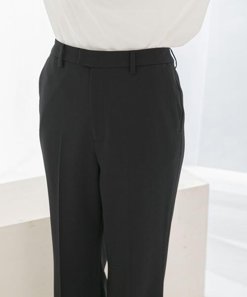 URBAN RESEARCH ROSSO WOMEN（アーバンリサーチ　ロッソ）の「イージーケアセミフレアパンツ（その他パンツ・レディース・ブラック/ブラウン系その他・34/36/38/40）」の4枚目の写真