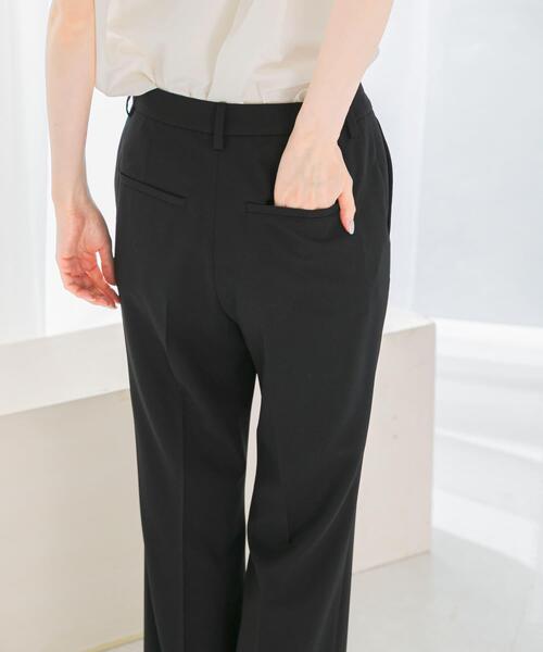 URBAN RESEARCH ROSSO WOMEN（アーバンリサーチ　ロッソ）の「イージーケアセミフレアパンツ（その他パンツ・レディース・ブラック/ブラウン系その他・34/36/38/40）」の8枚目の写真