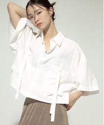 UJOH（ウジョー）の「【UJOH/ウジョー】《STUDIOUS別注》Pocket Belt Shirts/ポケットベルトシャツ（シャツ/ブラウス）」