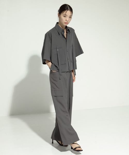 じょさん 専用 UJOH/ウジョー】《STUDIOUS別注》Pocket Belt Shirts/ポケット