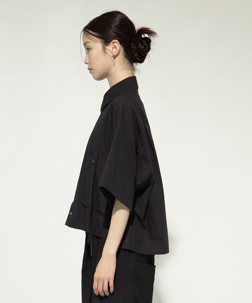 UJOH/ウジョー】《STUDIOUS別注》Pocket Belt Shirts/ポケット