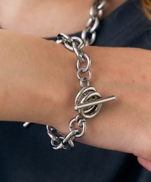 AFF AIVER | AFF AIVER　サージカルダブルリングチェーンブレスレット(ブレスレット)