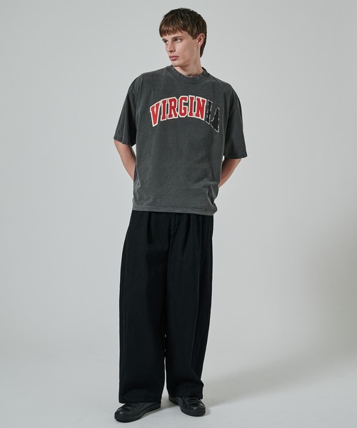 Jieda(ジエダ)の「PIGMENT VIRGINIA TEE(Tシャツ/カットソー・メンズ・ホワイト/ブラック・2/1)」の21枚目の写真