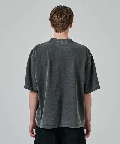 Jieda(ジエダ)の「PIGMENT VIRGINIA TEE(Tシャツ/カットソー・メンズ・ホワイト/ブラック・2/1)」の9枚目の写真