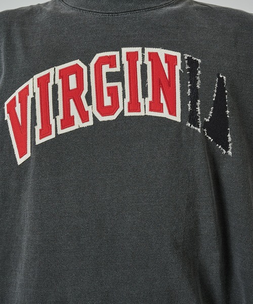 Jieda(ジエダ)の「PIGMENT VIRGINIA TEE(Tシャツ/カットソー・メンズ・ホワイト/ブラック・2/1)」の3枚目の写真