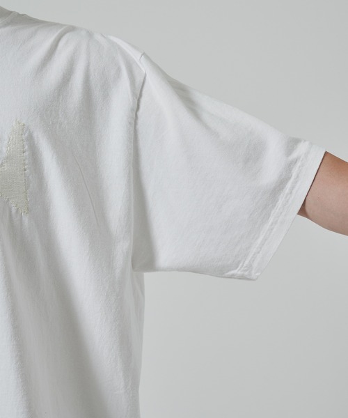 Jieda(ジエダ)の「PIGMENT VIRGINIA TEE(Tシャツ/カットソー・メンズ・ホワイト/ブラック・2/1)」の13枚目の写真