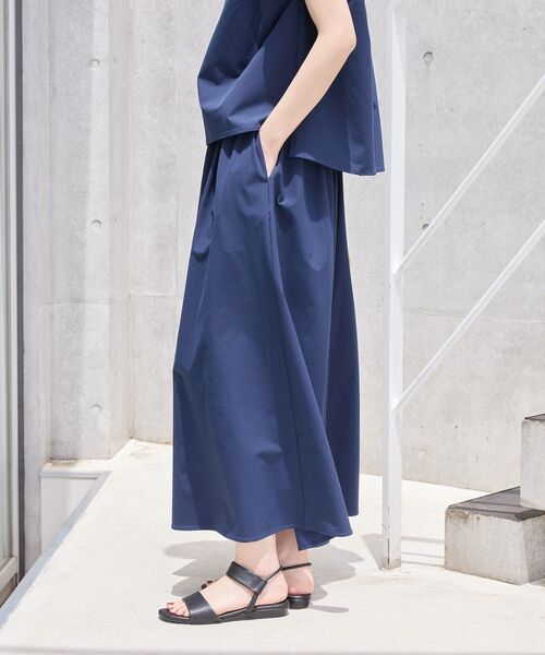 AMERICAN HOLIC（アメリカンホリック）の「【多機能】フレンチスリーブタックトップス＋ギャザースカート（SETアイテム）（その他トップス・レディース・ブラック/モカ/ネイビー・L/M）」の20枚目の写真