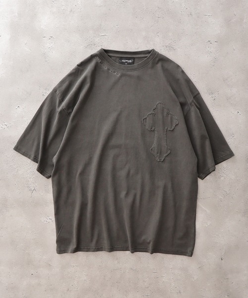 FUNALIVE(ファンアライブ)の「ED HARDY クロスTシャツ(Tシャツ/カットソー・メンズ・ブラック/チャコール・L/M)」の12枚目の写真