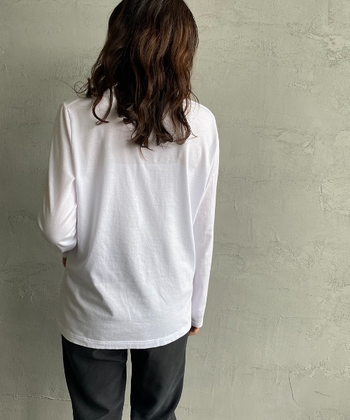 HANES（ヘインズ）の「[HANES/ヘインズ] 2P FOR HER ジャパンフィットクルーネックパックTシャツ（Tシャツ/カットソー・レディース・ホワイト×ブラック・M/L）」の15枚目の写真