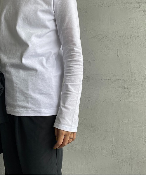 HANES（ヘインズ）の「[HANES/ヘインズ] 2P FOR HER ジャパンフィットクルーネックパックTシャツ（Tシャツ/カットソー・レディース・ホワイト×ブラック・M/L）」の17枚目の写真