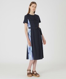 BLUE LABEL CRESTBRIDGE 半袖ワンピース 38 BLUE LABEL CRESTBRIDGE 「BLUE CRESTBRIDGE」 半袖ワンピース