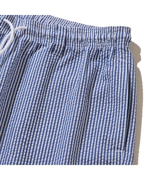 Liberaiders（リベレイダース）の「Liberaiders COOLMAX SHORTS for Kinetics（リベレイダース クールマックス ショーツ for キネティクス）（その他パンツ・メンズ・ネイビー/ストライプ・MEDIUM/LARGE/SMALL/X-LARGE）」の12枚目の写真