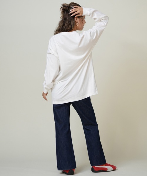 THE NORTH FACE/ザ・ノース・フェイス ポケットロンT 花刺繍 ワン