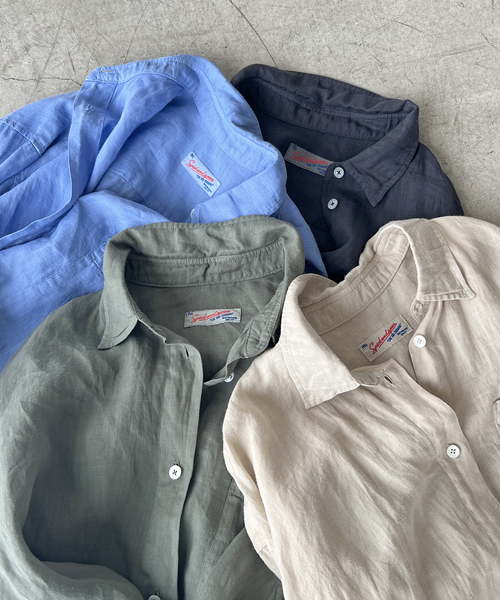 Spick &Span ガーメントダイシアーラミーシャツ ガーメントダイシアーラミーシャツ（シャツ／ブラウス）｜Spick
