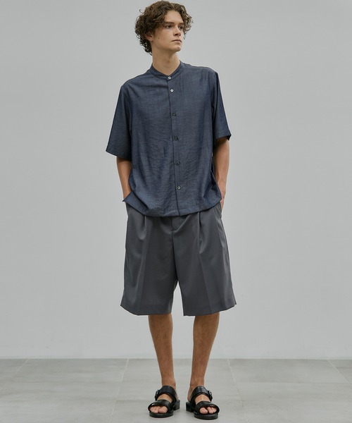 SUMMER WOOL 2タックイージーショーツ（スラックス）｜UNITED TOKYO