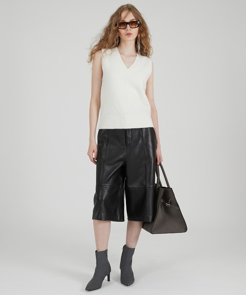2025Autumn Pre-Order】レザーハーフパンツ / Leather Half