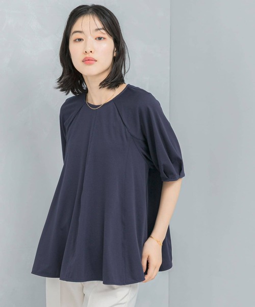 tシャツ クールタッチフレアポンチプルオーバー レディース クールタッチフレアポンチプルオーバー（Tシャツ/カットソー