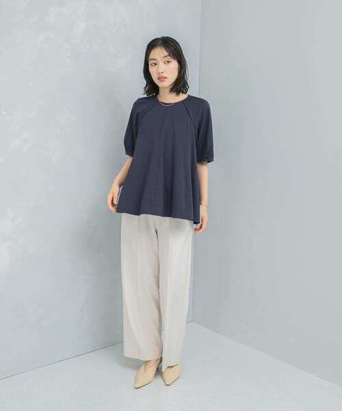 【URBAN　RESEARCH　ROSSO】クールタッチフレアポンチプルオーバー URBAN RESEARCH ROSSO｜クールタッチフレアポンチプルオーバー