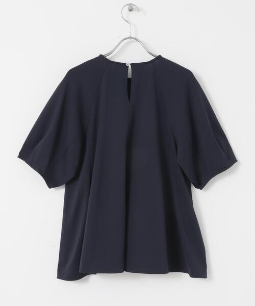 URBAN RESEARCH ROSSO WOMEN(アーバンリサーチ ロッソ)の「クールタッチフレアポンチプルオーバー(Tシャツ/カットソー・レディース・ネイビー/オフホワイト・FREE)」の6枚目の写真