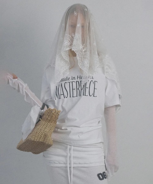 SCULPTOR(スカルプター)の「Heaven Made Boxy Tee(Tシャツ/カットソー・レディース・ブラック/ホワイト・LARGE/MEDIUM)」の1枚目の写真