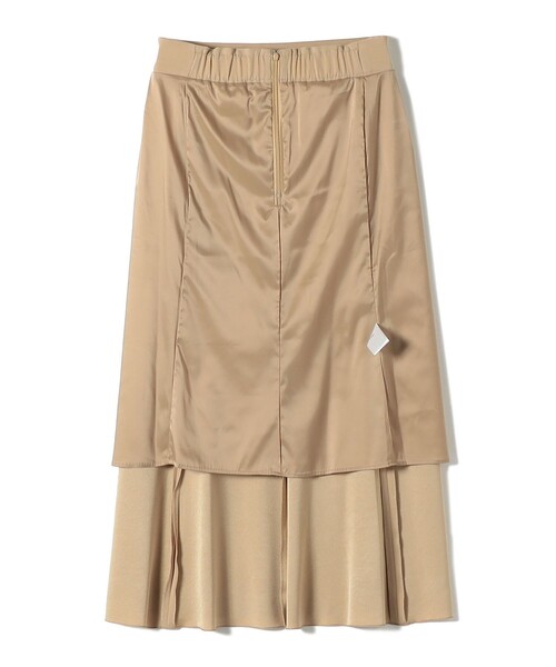 セール】〈手洗い可能〉アセテート混 バックサテン マーメイド