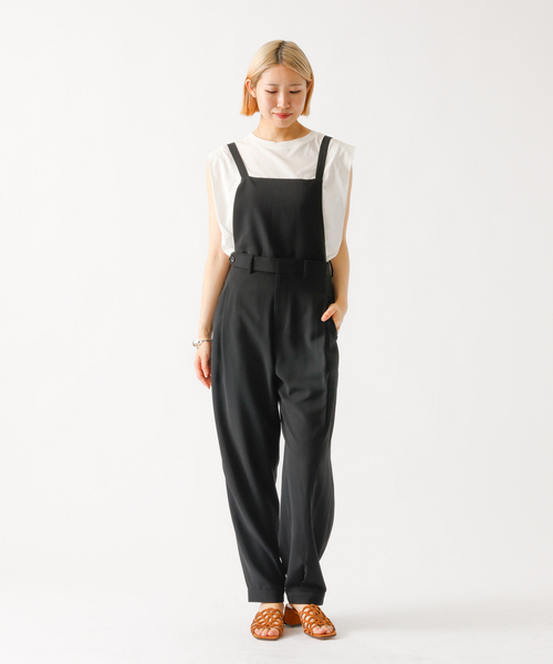 DESIGNWORKS(デザインワークス)の「2WAYサロペット(サロペット/オーバーオール・レディース・ブラック・38)」の11枚目の写真