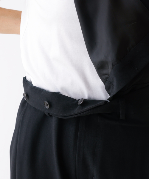 DESIGNWORKS(デザインワークス)の「2WAYサロペット(サロペット/オーバーオール・レディース・ブラック・38)」の18枚目の写真