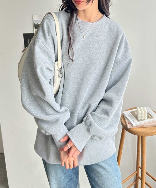 GeeRA（ジーラ）の「【M~LLサイズ展開】前後2wayスウェットカーディガン（スウェット・レディース・オートミール/杢グレー/ブラック・MEDIUM/LARGE/X-LARGE）」の15枚目の写真