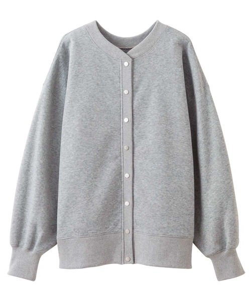 GeeRA（ジーラ）の「【M~LLサイズ展開】前後2wayスウェットカーディガン（スウェット・レディース・オートミール/杢グレー/ブラック・MEDIUM/LARGE/X-LARGE）」の22枚目の写真