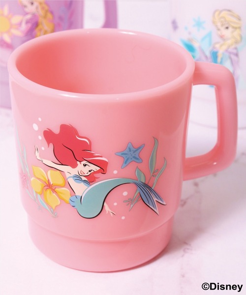 Disney（ディズニー）の「(OS)【Disney】ディズニープリンセス プラスチック スタッキング マグカップ[350ml]（グラス/マグカップ/タンブラー・レディース・ライトピンク/ホワイト/ライトパープル・ONE SIZE）」の3枚目の写真