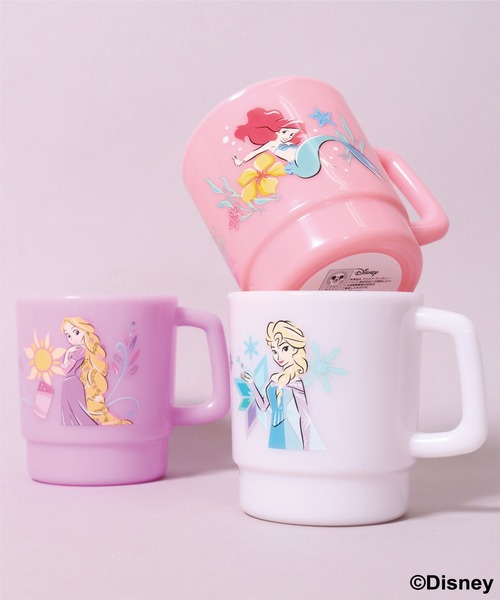 Disney（ディズニー）の「(OS)【Disney】ディズニープリンセス プラスチック スタッキング マグカップ[350ml]（グラス/マグカップ/タンブラー・レディース・ライトピンク/ホワイト/ライトパープル・ONE SIZE）」の11枚目の写真
