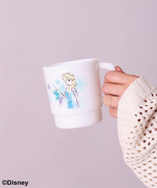 Disney（ディズニー）の「(OS)【Disney】ディズニープリンセス プラスチック スタッキング マグカップ[350ml]（グラス/マグカップ/タンブラー・レディース・ライトピンク/ホワイト/ライトパープル・ONE SIZE）」の12枚目の写真