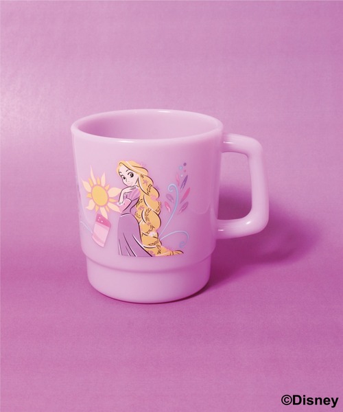 Disney（ディズニー）の「(OS)【Disney】ディズニープリンセス プラスチック スタッキング マグカップ[350ml]（グラス/マグカップ/タンブラー・レディース・ライトピンク/ホワイト/ライトパープル・ONE SIZE）」の5枚目の写真